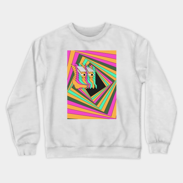 Weird face Crewneck Sweatshirt by kamilowanydesign